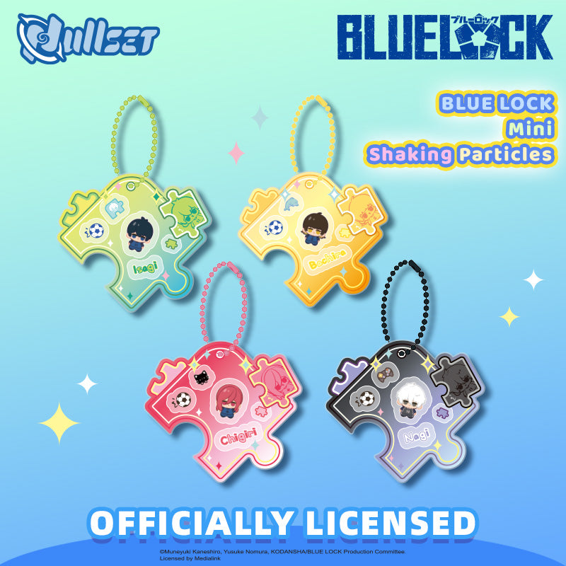 Blue Lock Pendant-Mini Shaking Particles