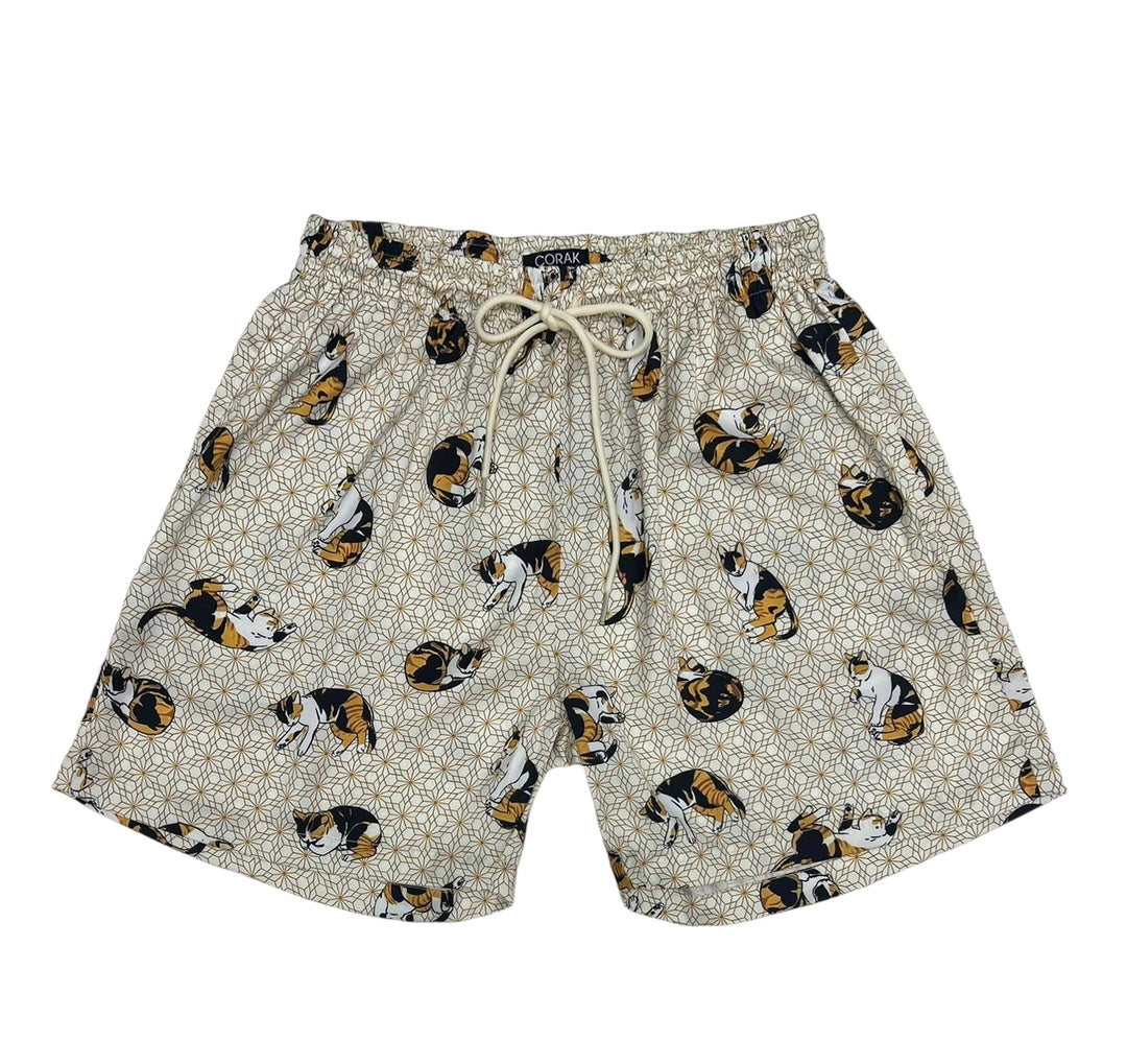 Flower Cat Shorts
