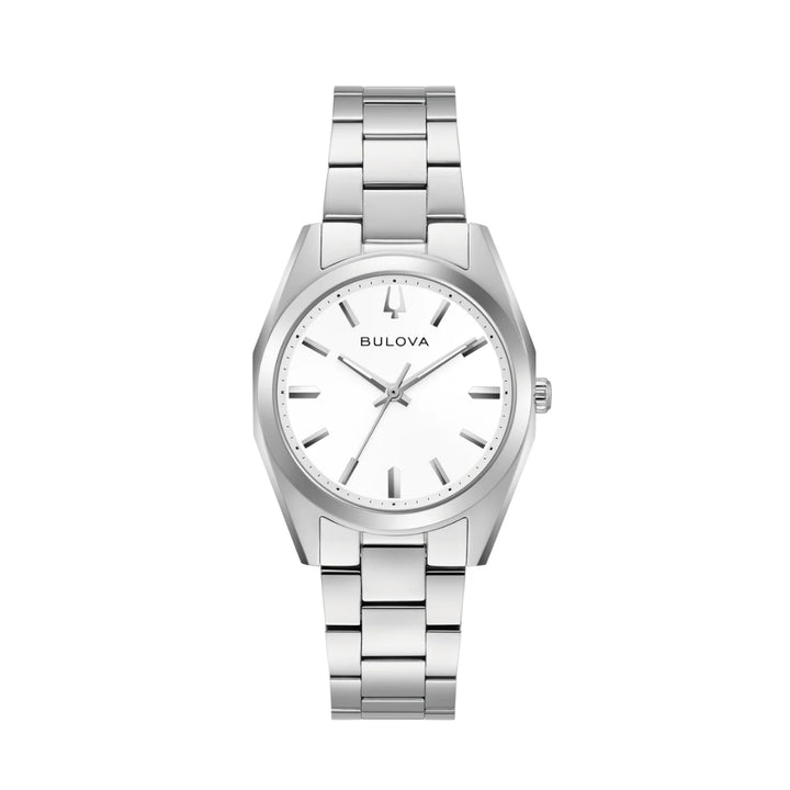 96L347 Lady Surveyor Quartz Watch - White
