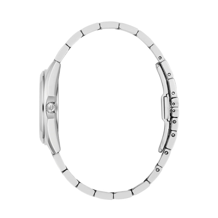 96L347 Lady Surveyor Quartz Watch - White