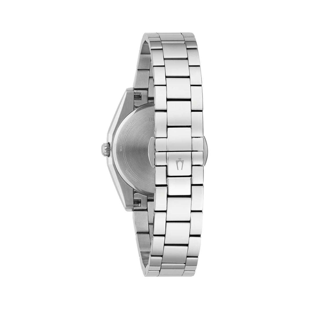 96L347 Lady Surveyor Quartz Watch - White