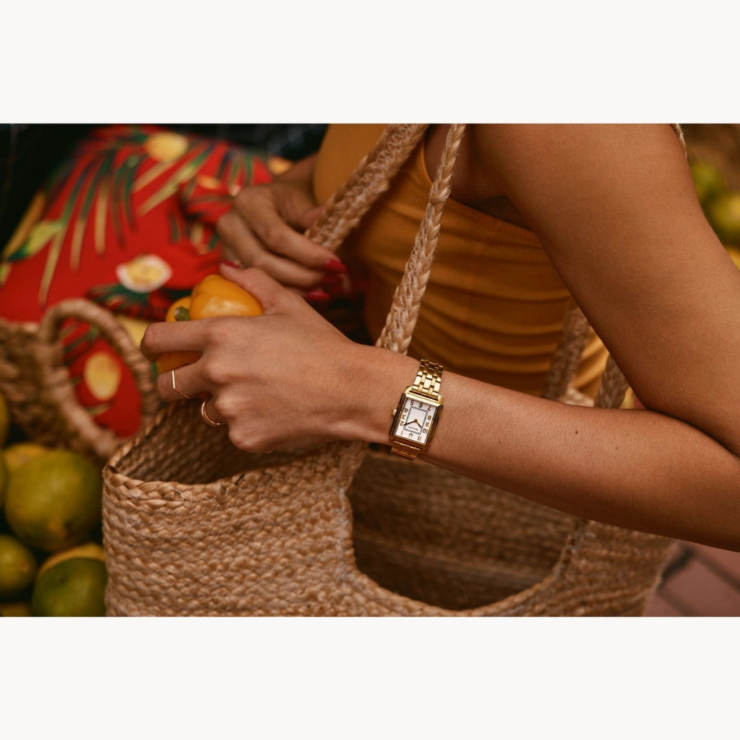 97L186 Lady Sutton Quartz Watch - White