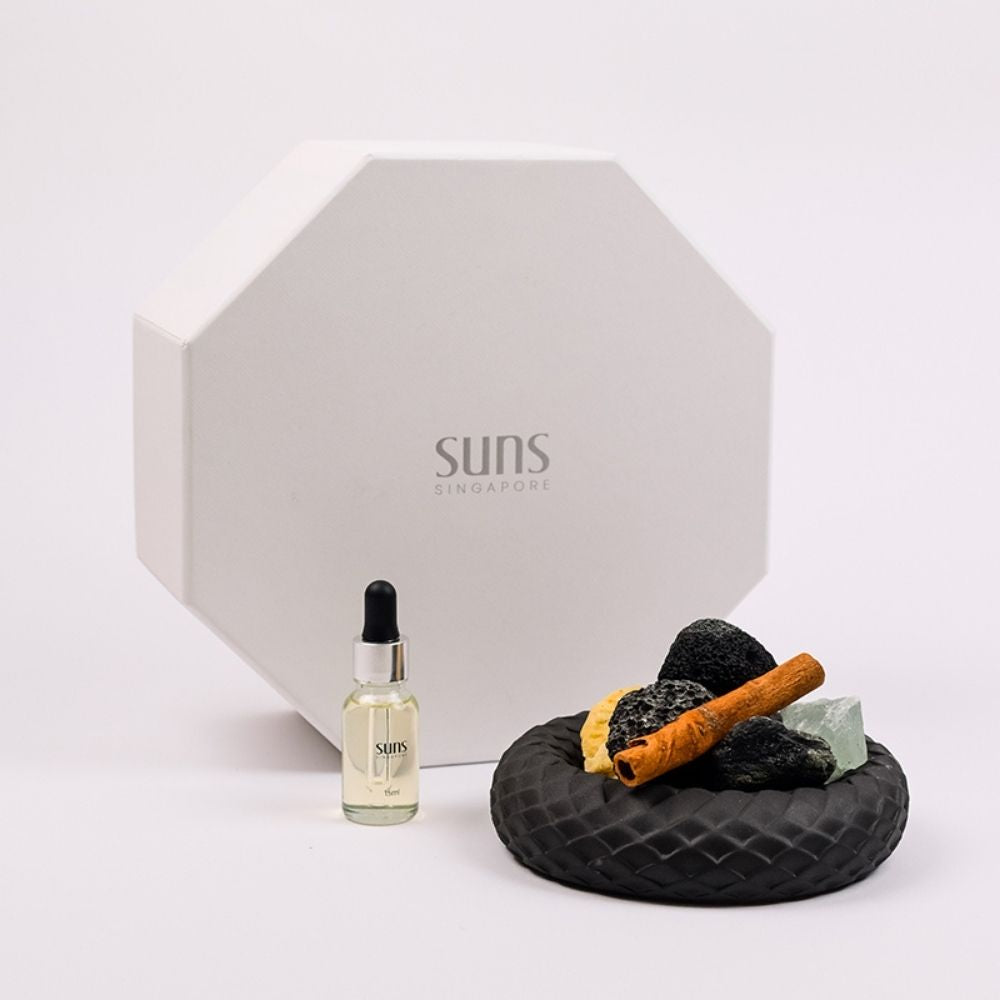 Longevity Serpent Crystal Diffuser 15ml x 2 (Black)