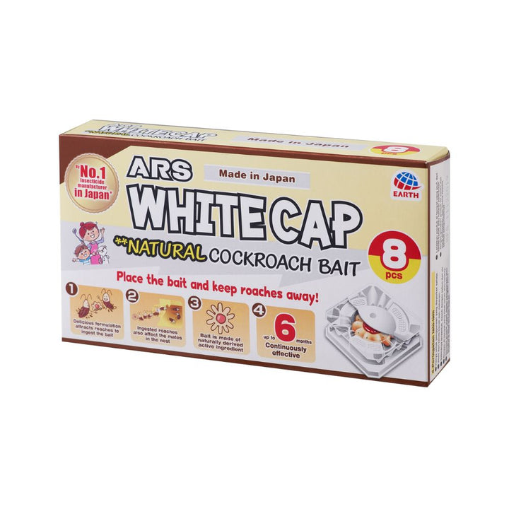 [Bundle of 2] White Cap Natural Cockroach Bait 8s