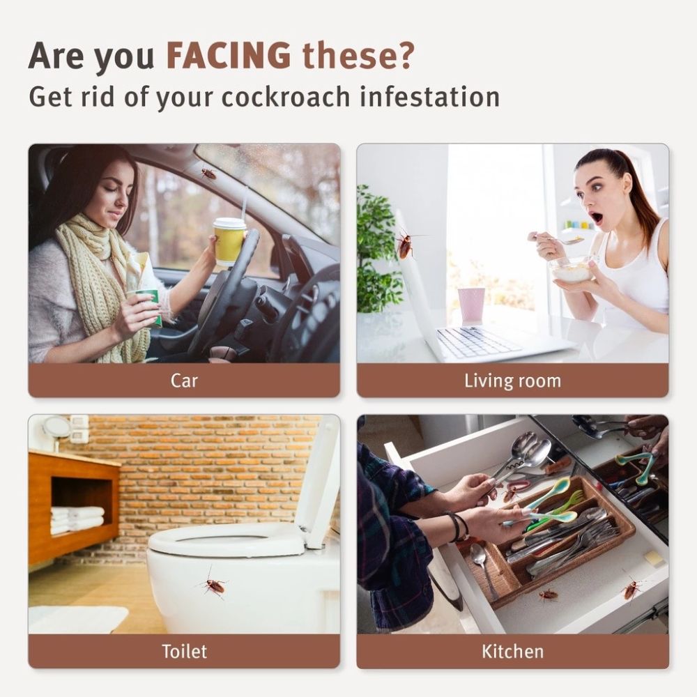 [Bundle of 2] White Cap Natural Cockroach Bait 8s