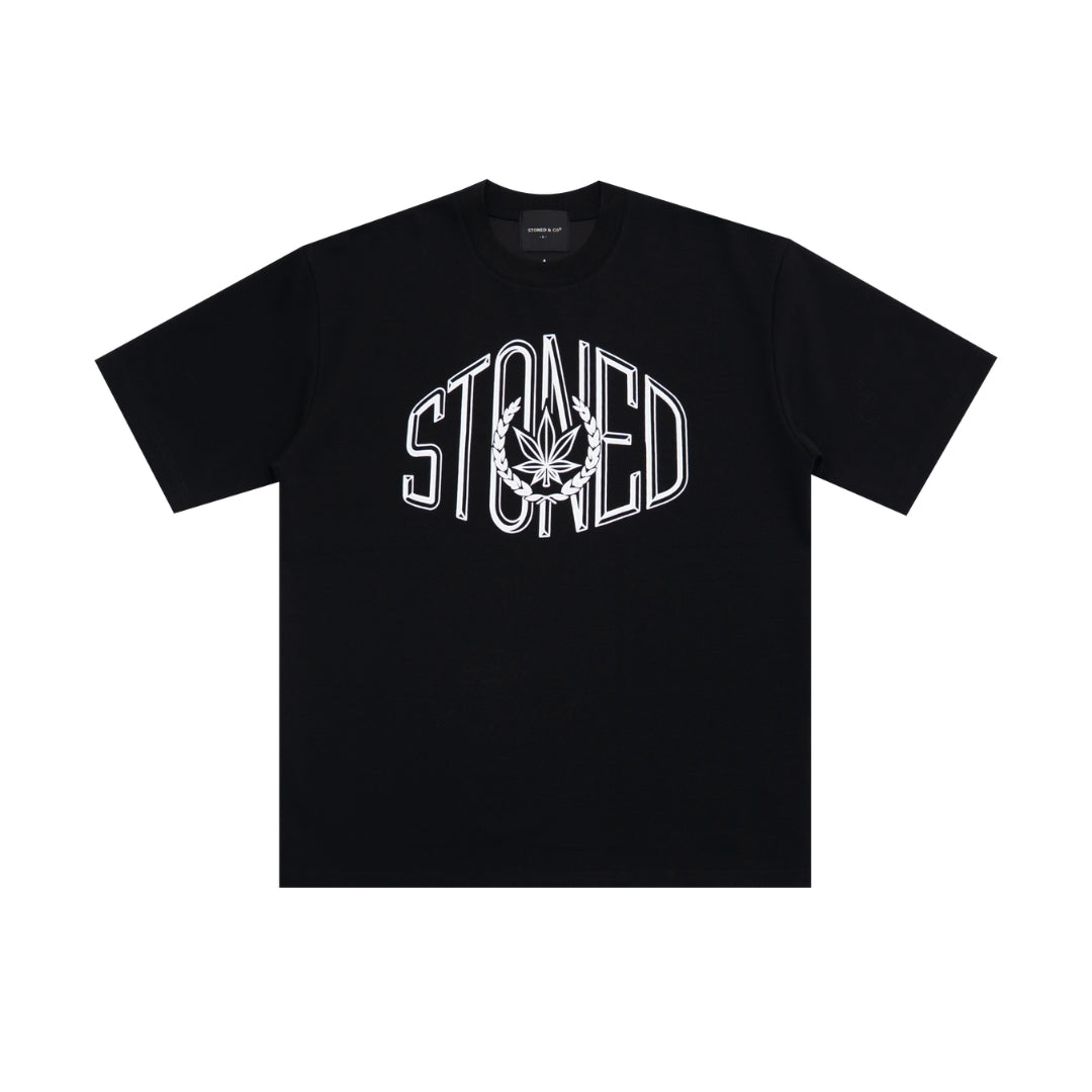 ATC : College Logo Tee Black