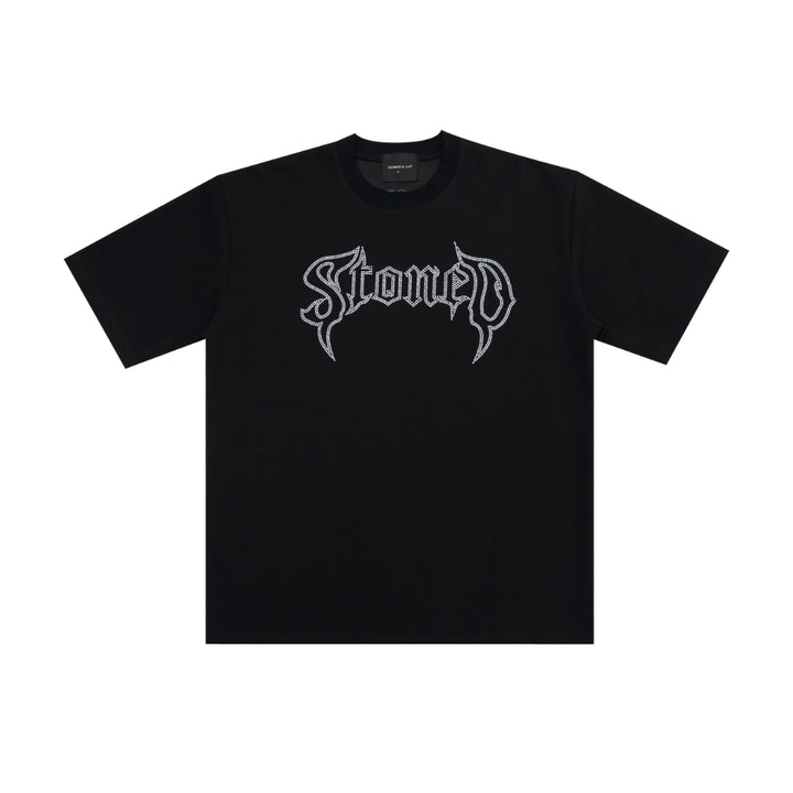 ATC : Conspiracy Rhinestone Tee Black