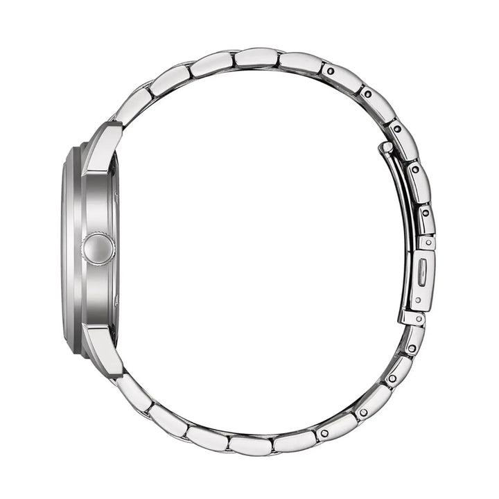 AW0151-85E Eco-Drive Super Titanium Stainless Steel Strap - Black