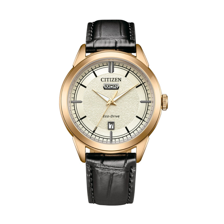 AW0153-04A Eco-Drive Super Titanium Leather Strap