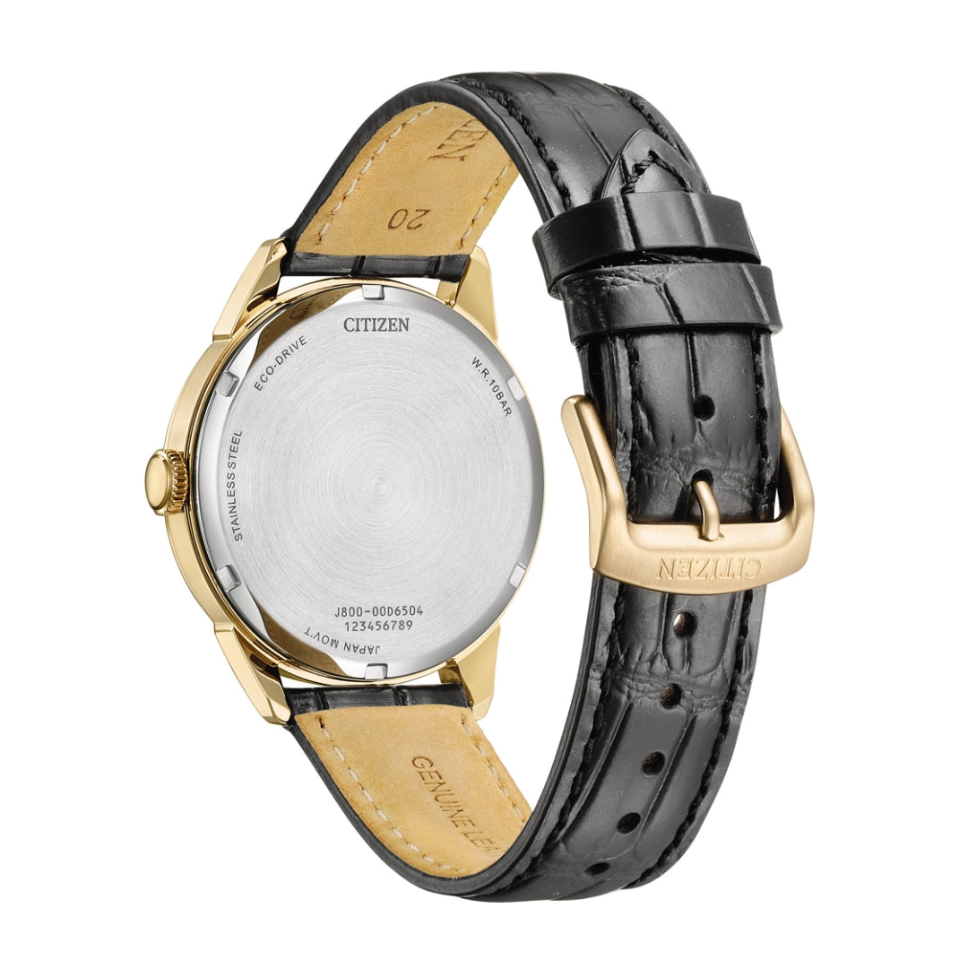 AW0153-04A Eco-Drive Super Titanium Leather Strap
