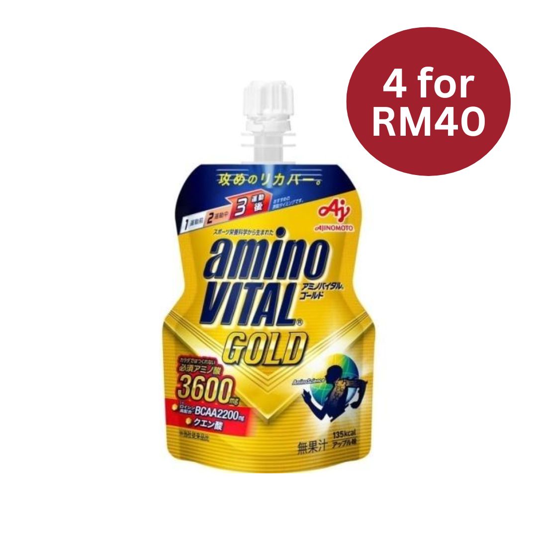 [Fitness] Gold Jelly Drink Apple Flavor 135g (4 for RM40)