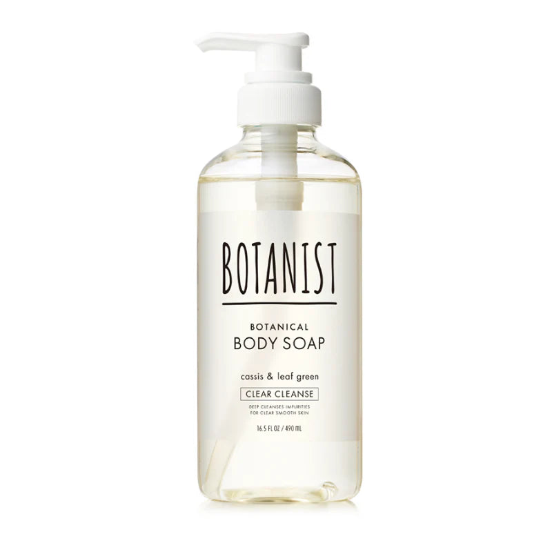 Botanical Body Soap Clear Cleanse Cassis & Leaf Green 490ml