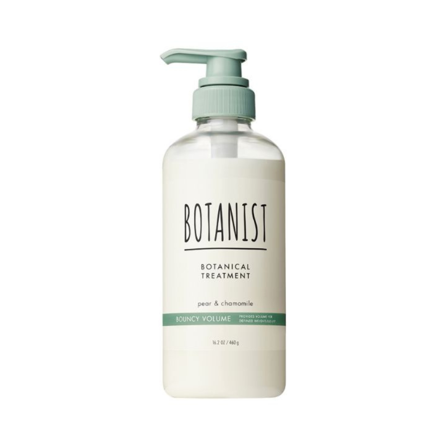 Bottle of Botanist botanical treatment on a white background