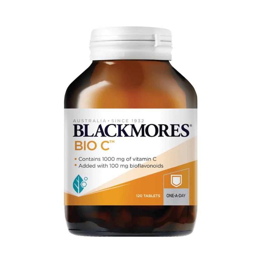 Blackmores Bio C supplement bottle on a white background
