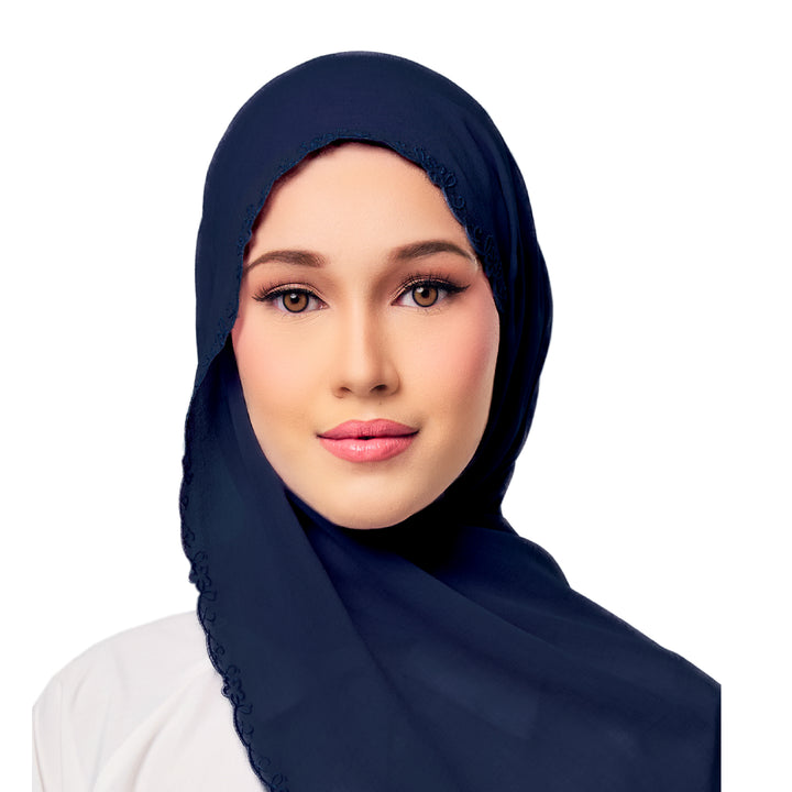 Sulam Surya Chiffon Linen Scarf