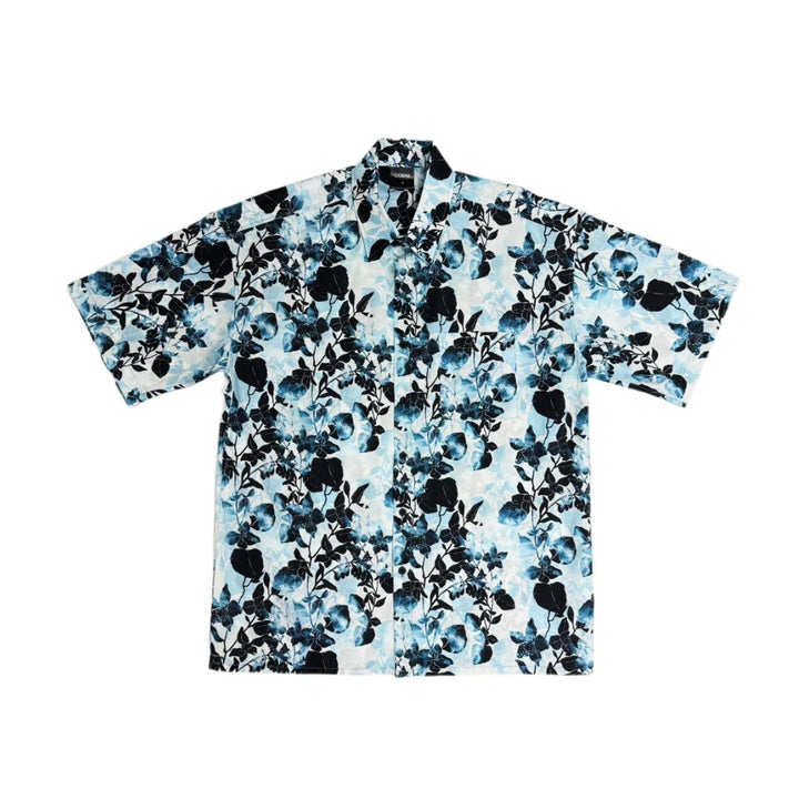 Blue Leaves & Flowers Shirt SS26