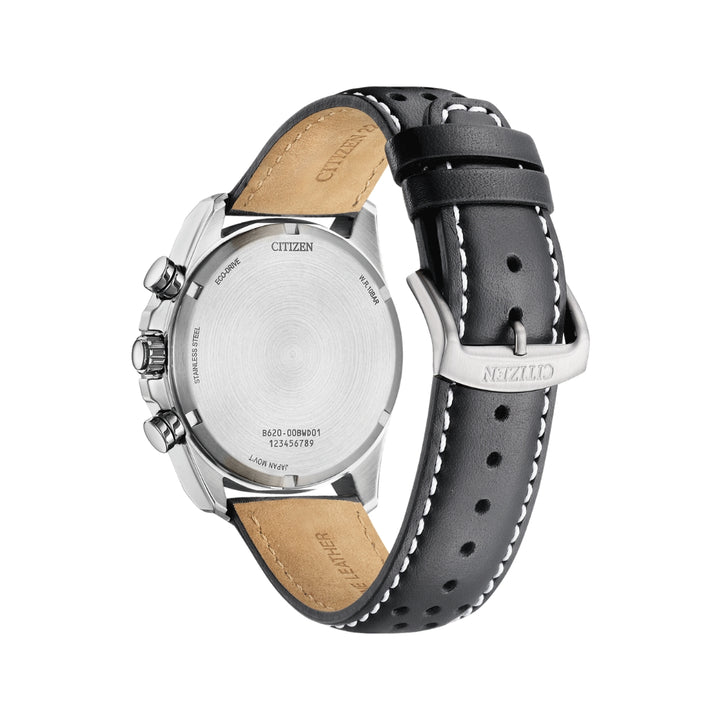 CITIZEN CA4640-09A Eco-Drive Male Leather White ø 41mm | Isetan KL Online Store