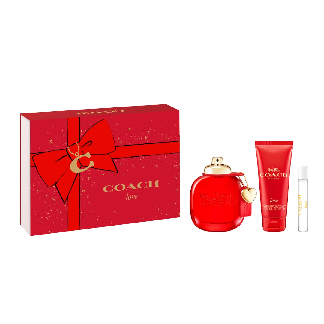 Gift Set 25 : Coach Love EDP 90ml + 7.5ml + Body Lotion 100ml