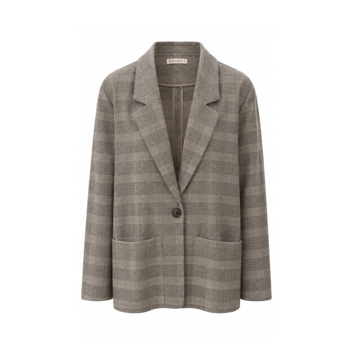 Oversize Blazer (Brown)