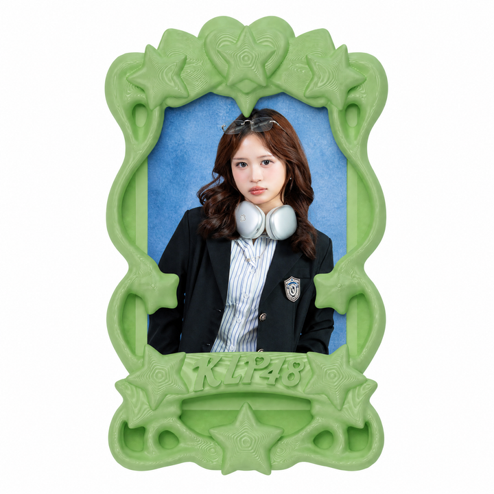 [CDH x KLP48] 3D Photocard Holder + Lanyard + 1 Signed Photocard
