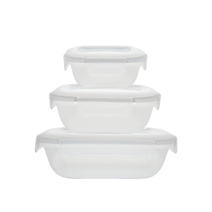 Coordinates Storage 3pcs Set (Just White / Silver Crown)