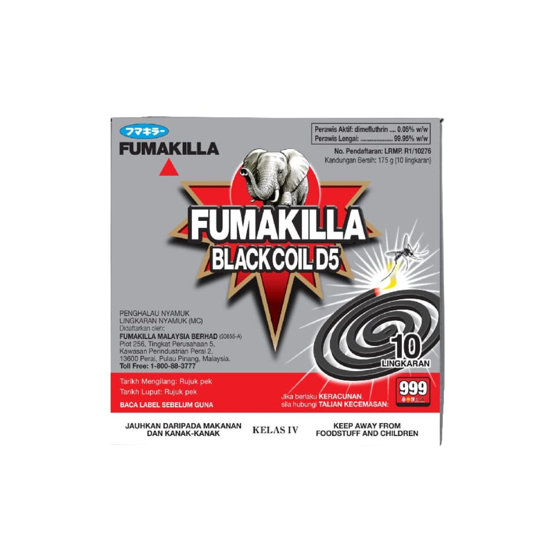 D5 Black Mosquito Coil 10S