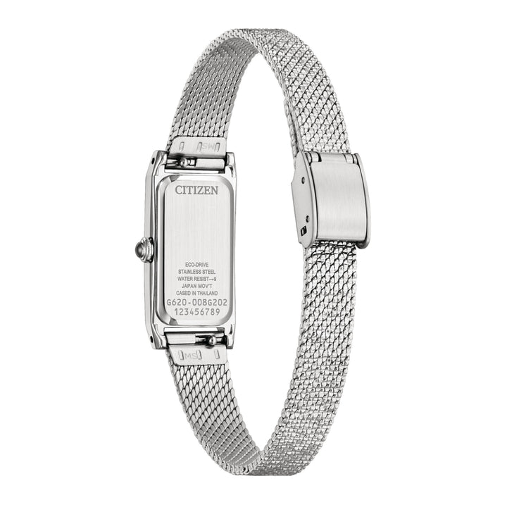 EG7040-740 Eco-Drive Solar Ladies Watch - White Butterfly Shell