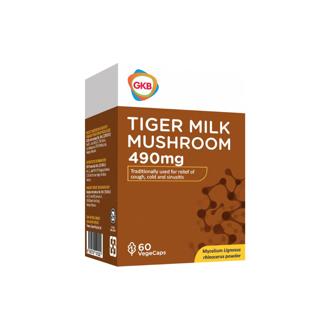GKB Tiger Milk Mushroom 490Mg 60S