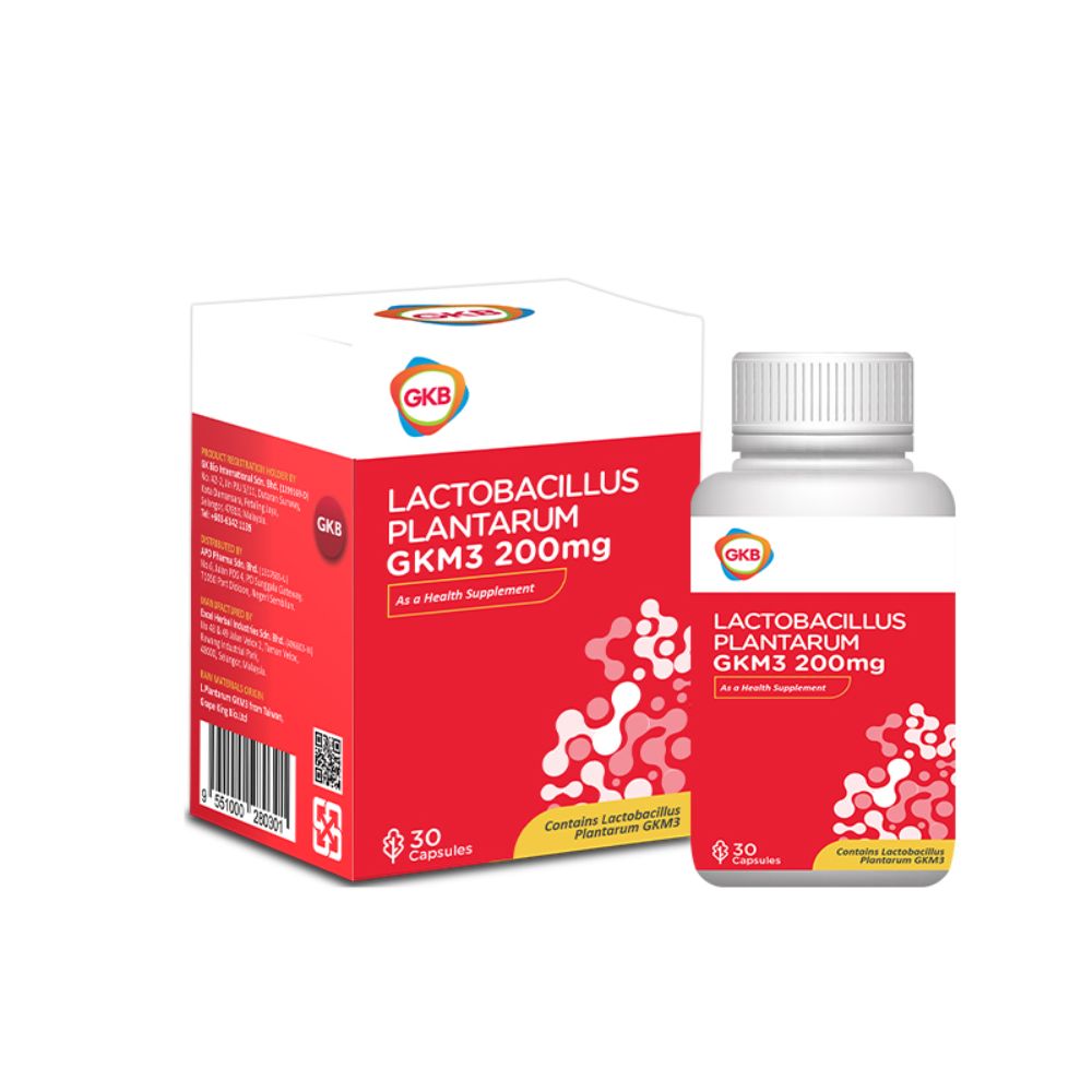 GKB Lactobacillus Plantarum GKM3 200mg (30 capsules)