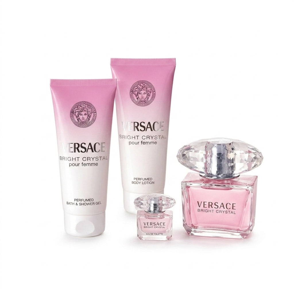 Gift Set : Versace Bright Crystal 90ml- LIMITED EDITION