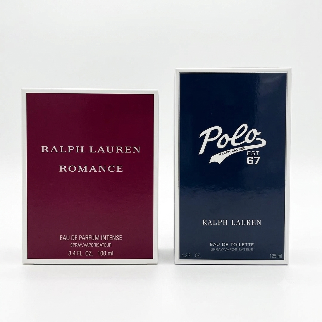 His & Hers Gift Set : Men Polo 67 EDT 125ml & Romance EDP Intense 100ml