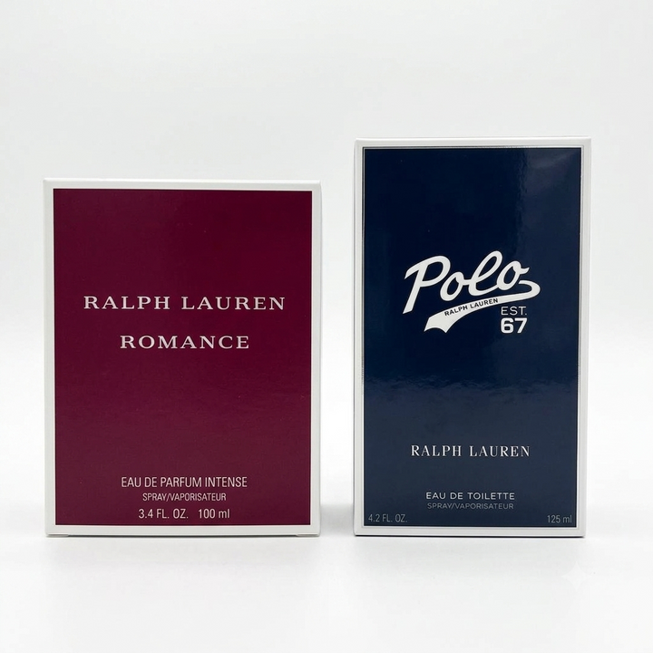 His & Hers Gift Set : Men Polo 67 EDT 125ml & Romance EDP Intense 100ml