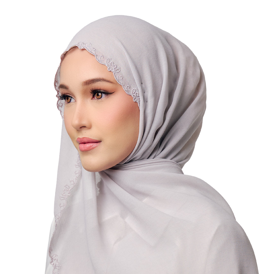 Sulam Surya Chiffon Linen Scarf