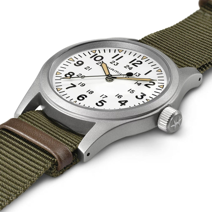 Khaki Field Mechanical 38mm - White