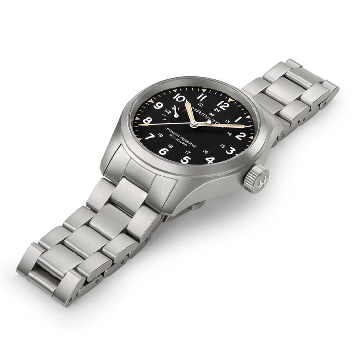 Khaki Field Mechanical Power Reserve - Black