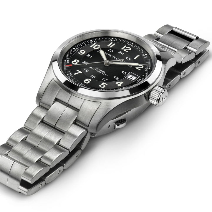 Khaki Field Auto 38mm - Black