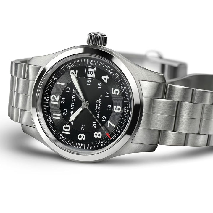 Khaki Field Auto 38mm - Black