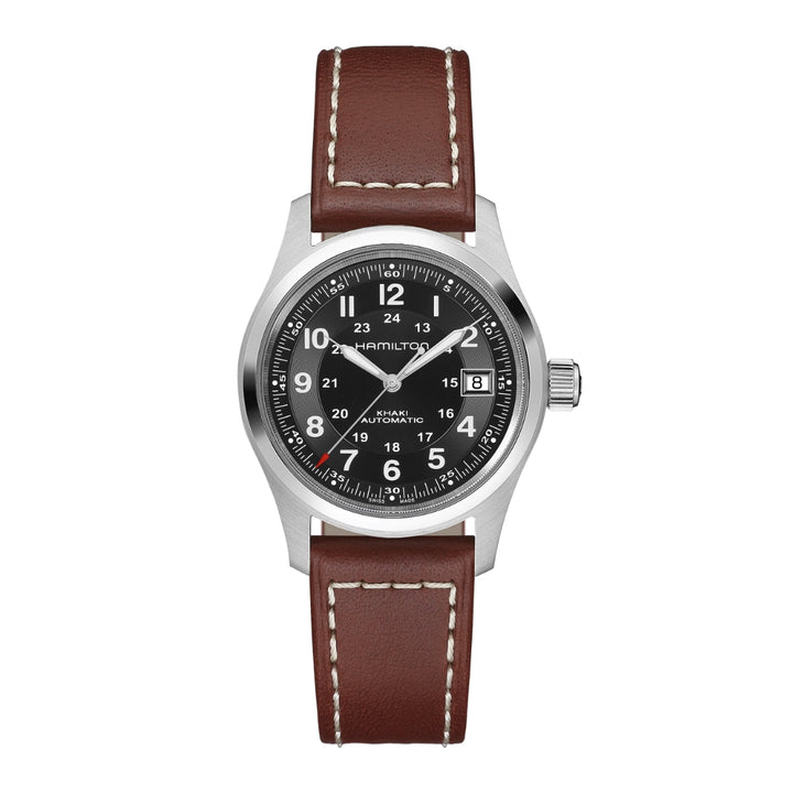 Khaki Field Auto 38mm - Black
