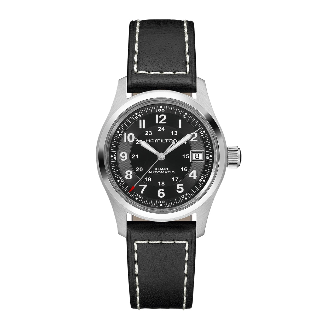 Khaki Field Auto 38mm - Black
