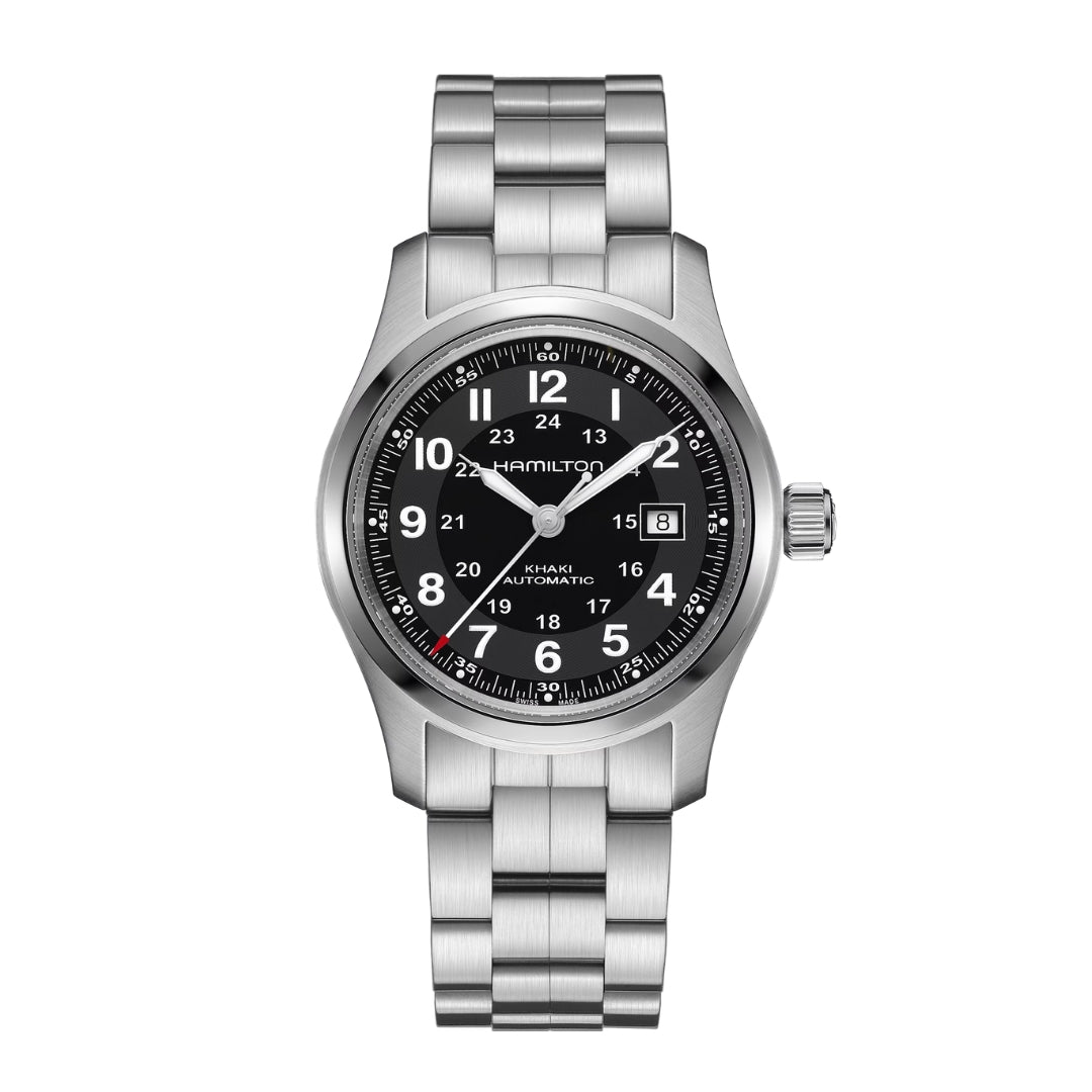 Khaki Field Auto 42mm - Black