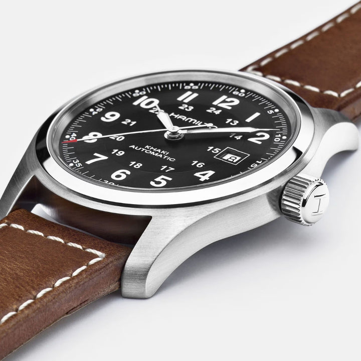 Khaki Field Auto 42mm - Black