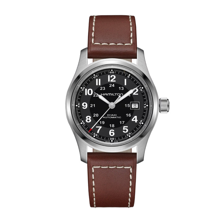 Khaki Field Auto 42mm - Black