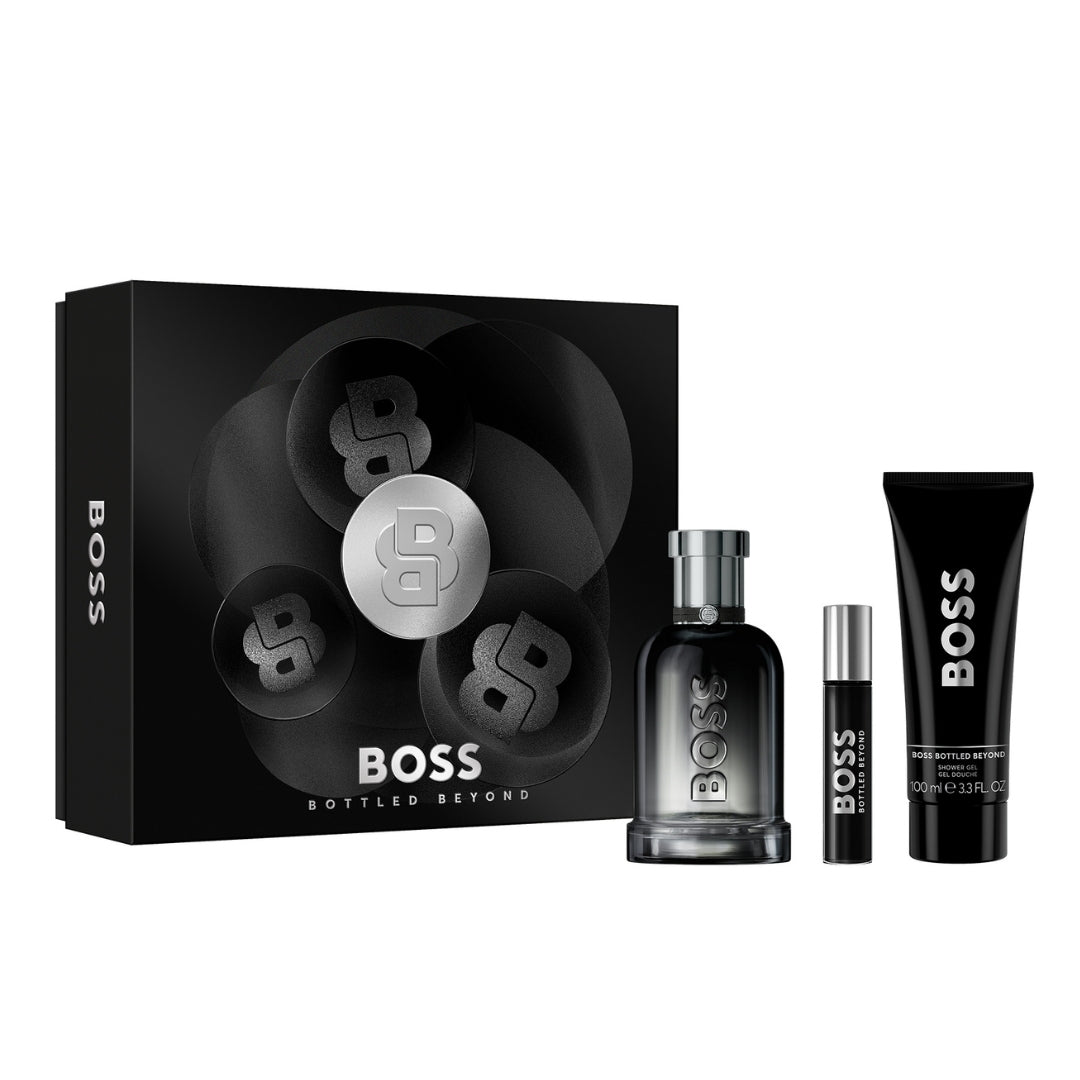 Gift Set 25 : Boss Bottled Beyond EDP 100ml + 10ml + Shower Gel 100ml