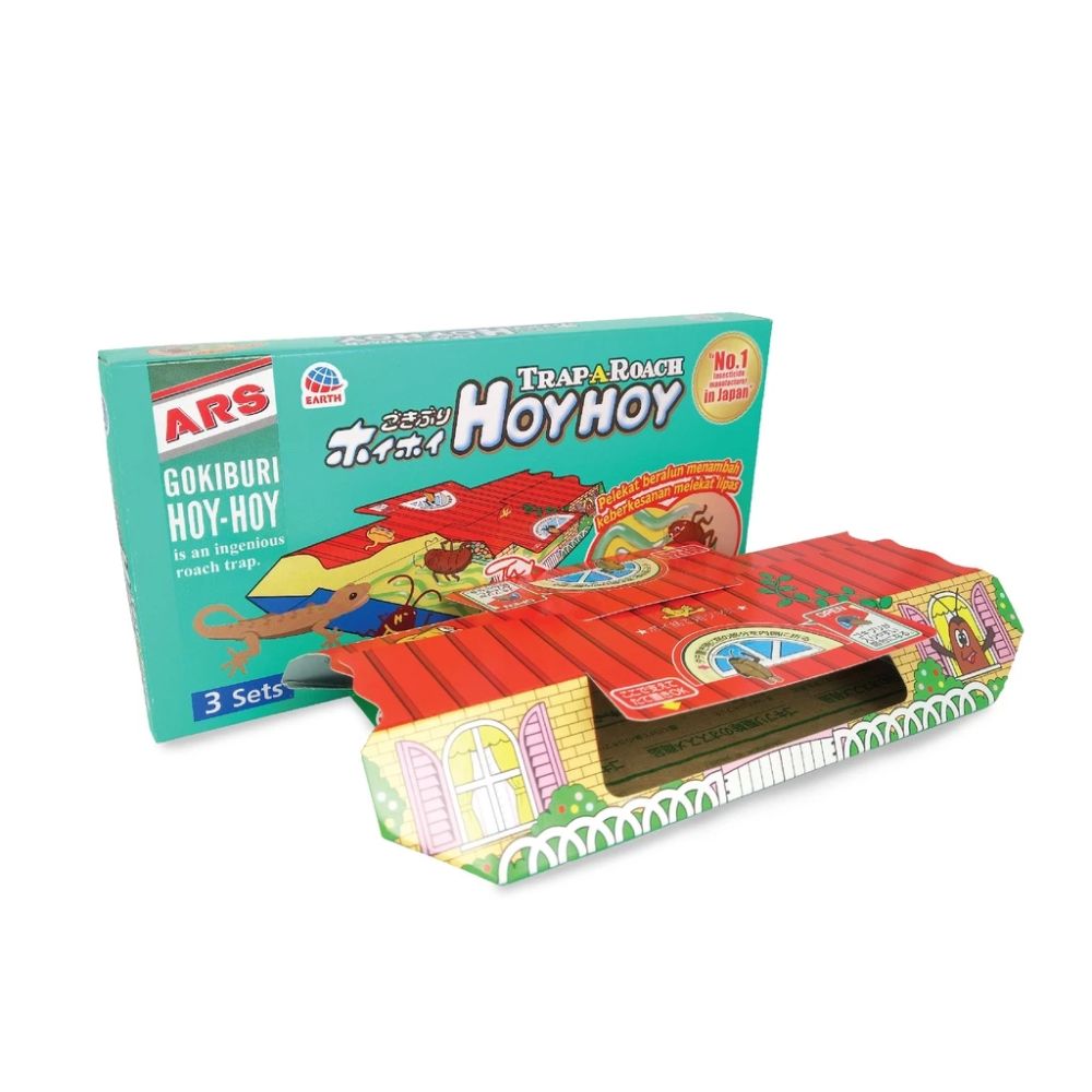 [Bundle of 2] Hoy Hoy Trap-A-Roach Cockroach Trap 3 sets