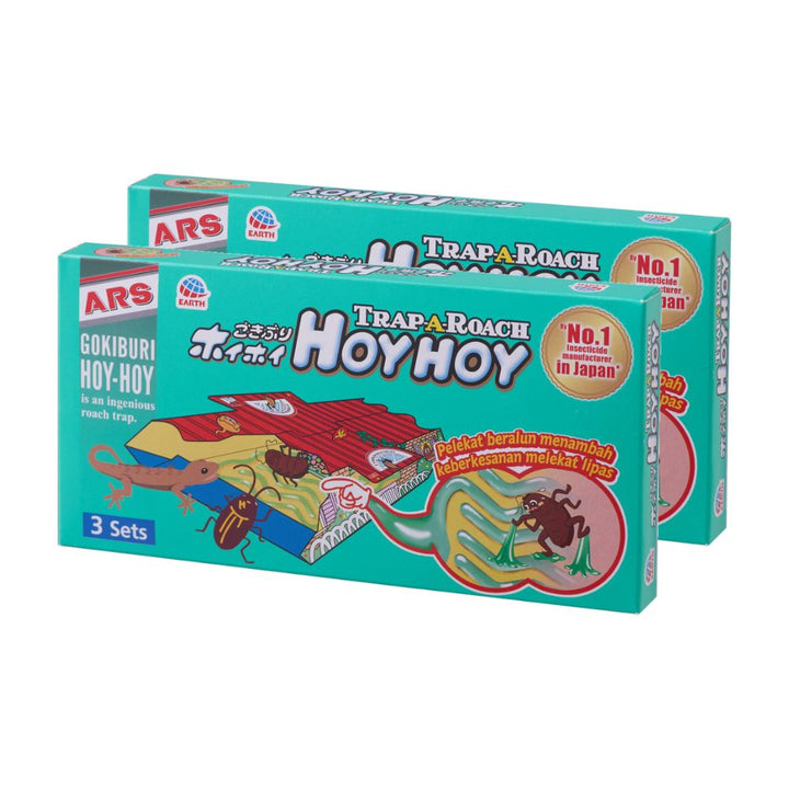 [Bundle of 2] Hoy Hoy Trap-A-Roach Cockroach Trap 3 sets