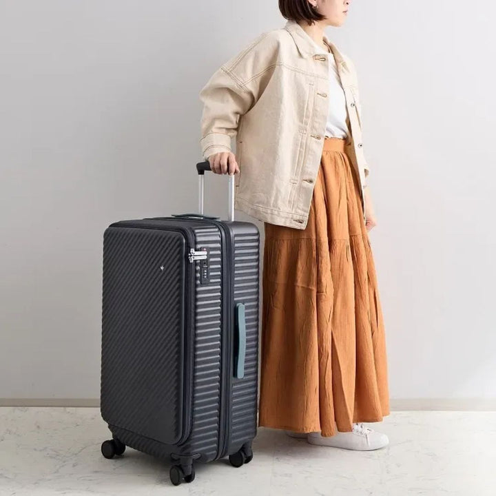 Ace HaNT Coconto Suitcase, Front Opening, 65/78L 3.8kg