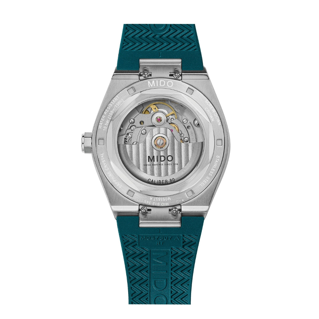 Buy Mido Multifort 8 One Crown - Green Dial | Isetan KL Online