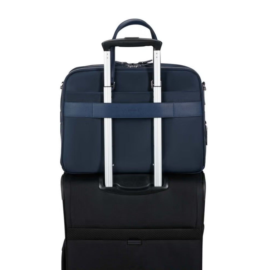 SAMSONITE Karissa Evo Bailhandle 15.6" 2 Comp (Blue Night) | Isetan KL Online Store