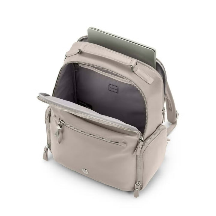SAMSONITE Karissa Evo Round Backpack 15.6" (Stone) | Isetan KL Online Store
