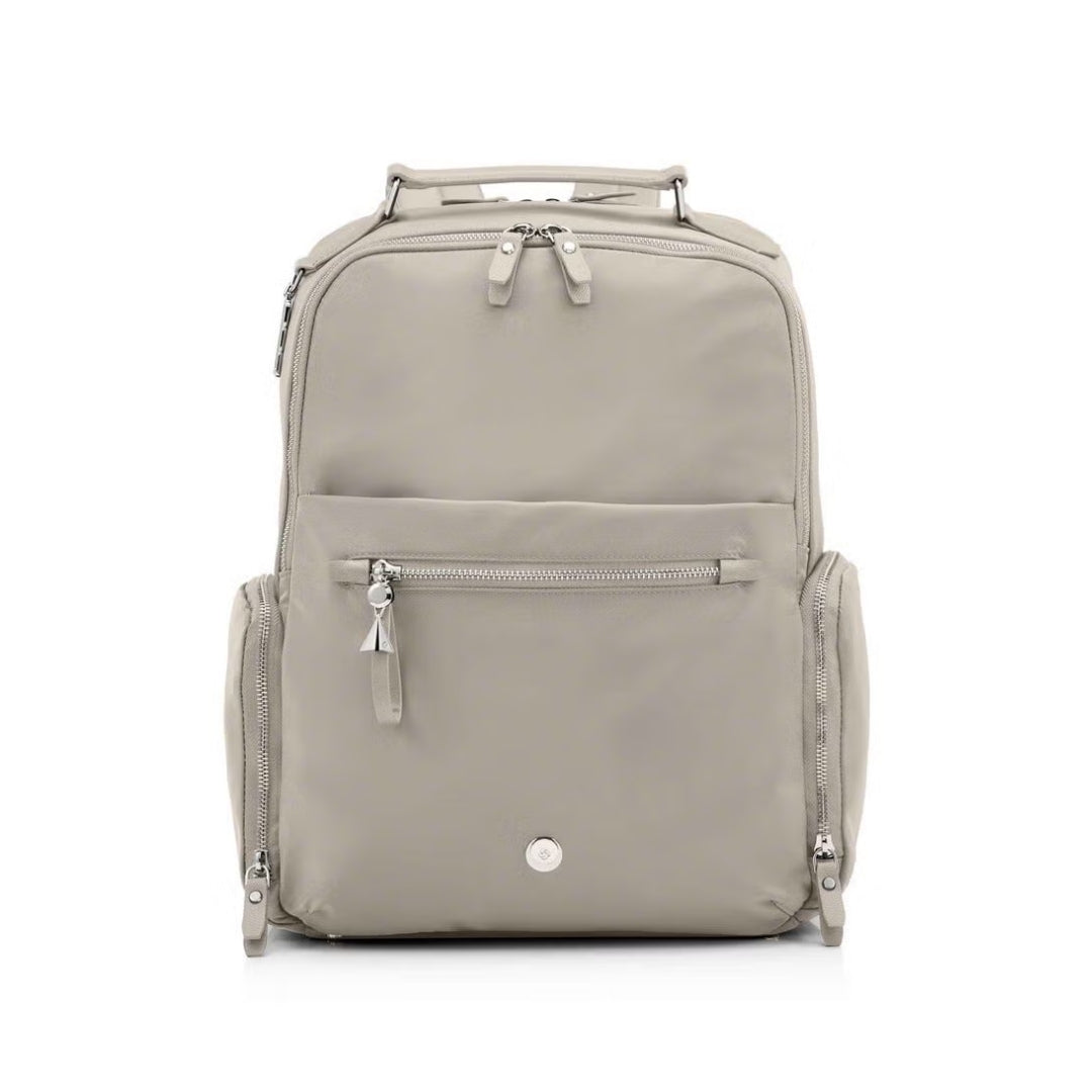 SAMSONITE Karissa Evo Round Backpack 15.6" (Stone) | Isetan KL Online Store